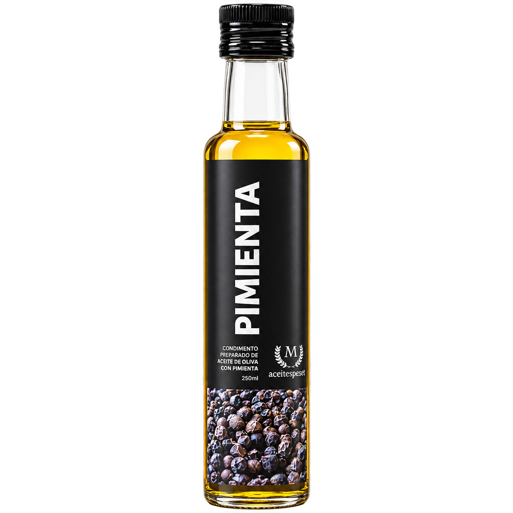 Ulei de măsline cu Piper Aceites Peset, 250 ml.